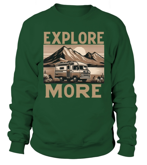 Explore More Vintage Adventure Sweatshirt Unisex
