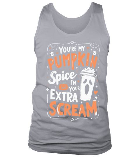 Pumpkin Spice and Screams - Halloween Couples Tank Top Unisex