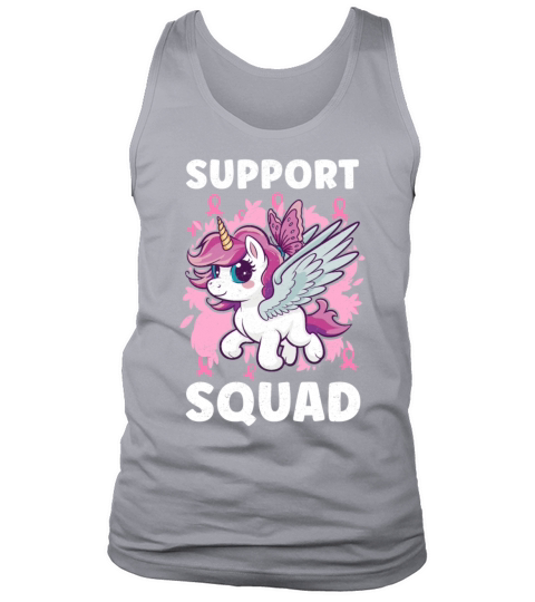Support Squad Breast Cancer Tank Top Unisex