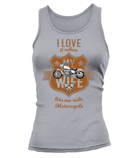 Motorcycle saying I love my wife vintage Tank top Woman