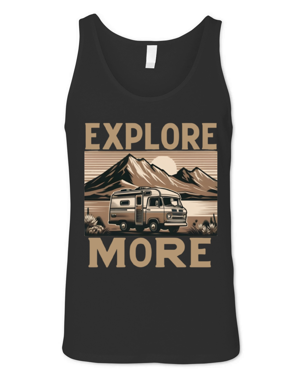 Explore More Vintage Adventure Unisex Jersey Tank