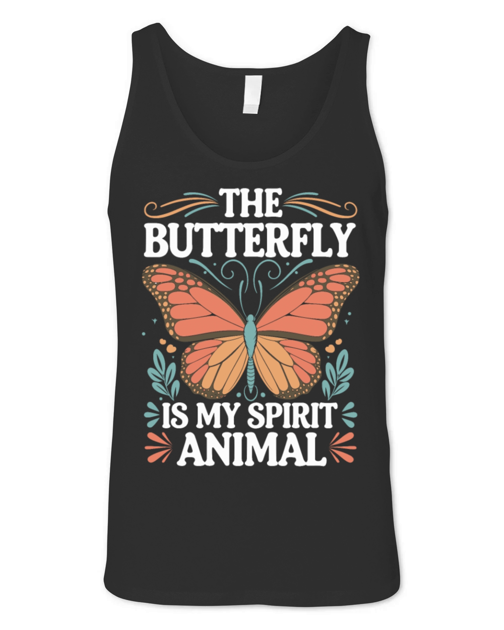 The Butterfly Is My Spirit Animal Unisex Jersey Tank