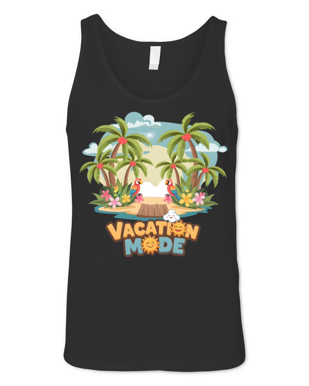 Vacation Mode Unisex Jersey Tank