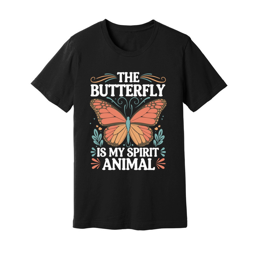 The Butterfly Is My Spirit Animal Unisex Jersey Tee