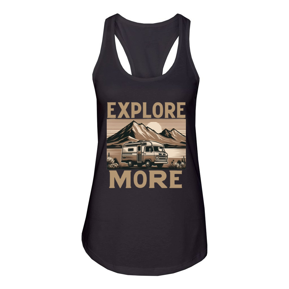 Explore More Vintage Adventure Women's Racerback Tank