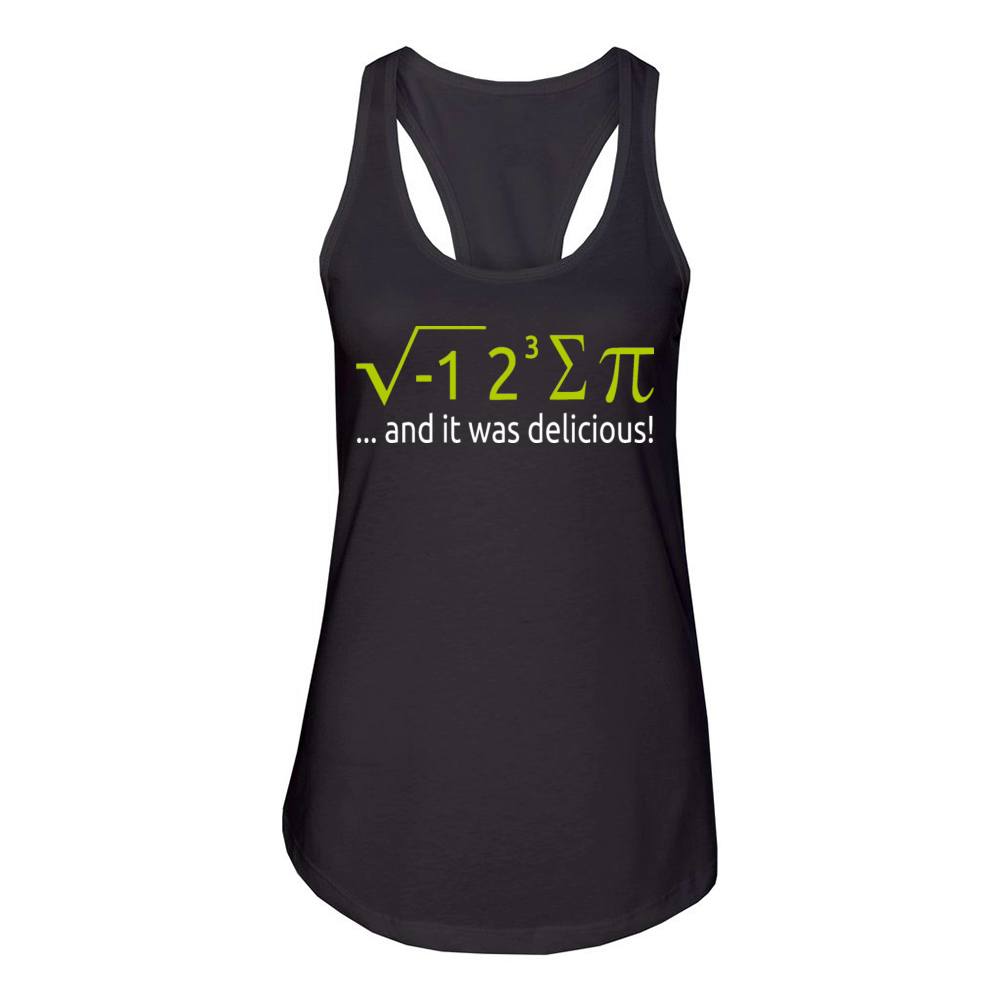 I Ate Some Pie And It Was Delicious 8 Pi Day 2BK8 Women's Racerback Tank