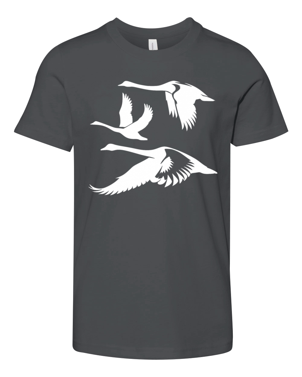 Elegant Mute Swan Flock Of Swanbirds Youth Unisex Jersey Tee