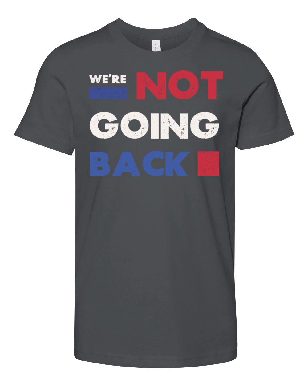 Were Not Going Back Elections 2024 Youth Unisex Jersey Tee