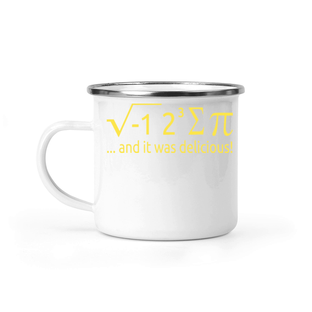 I Ate Some Pie And It Was Delicious 8 Pi Day 2BK4 Camping Mug