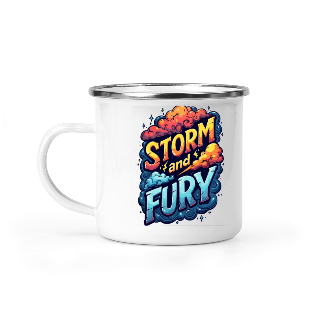 Storm And Fury Inspirational Motivational Gift Camping Mug