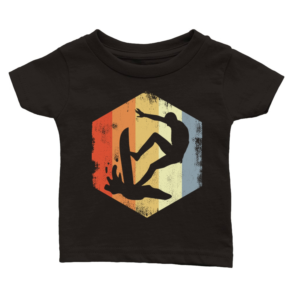 Vintage Surfer Sketch Classic Baby Crewneck T-shirt