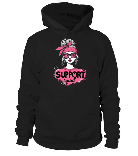 Breast Cancer Pink Awareness Design Hoodie Unisex