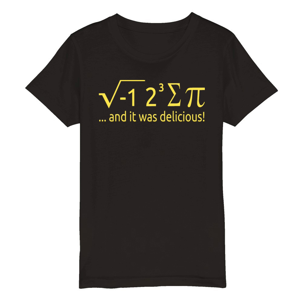 I Ate Some Pie And It Was Delicious 8 Pi Day 2BK4 Organic Kids Crewneck T-shirt