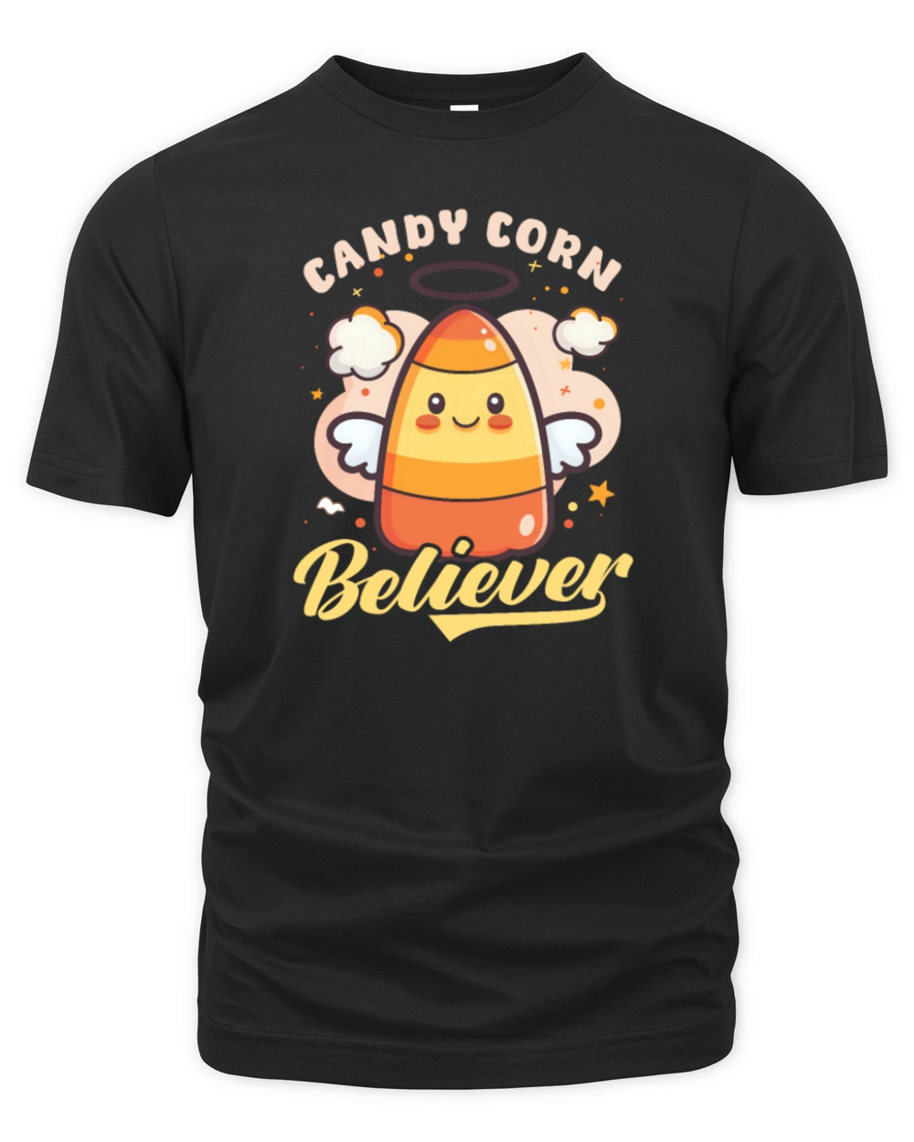 Candy Corn Candy Corn Believer Organic Unisex T-shirt