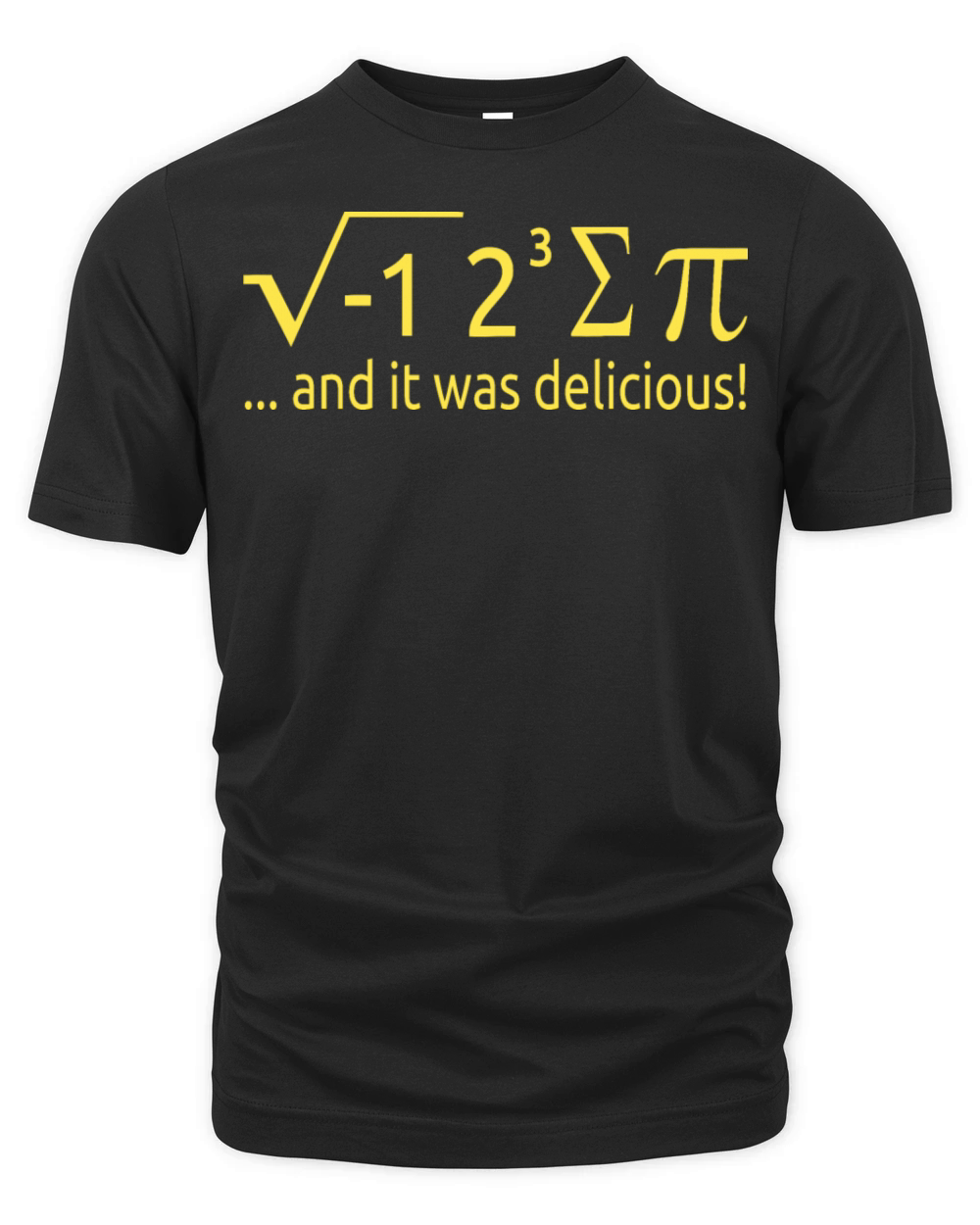 I Ate Some Pie And It Was Delicious 8 Pi Day 2BK4 Organic Unisex T-shirt