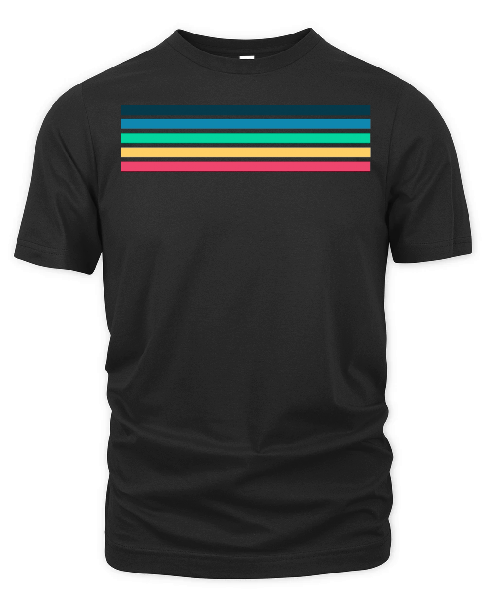 Retro stripe design with vintage vibe Organic Unisex T-shirt