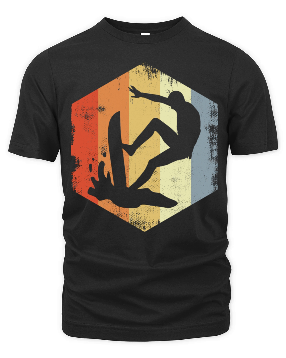 Vintage Surfer Sketch Organic Unisex T-shirt