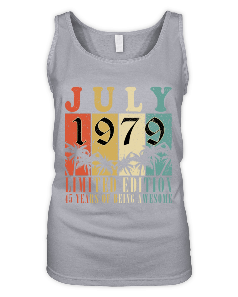 45th birthday 45 years July 1979 Organic Women's Tank Top