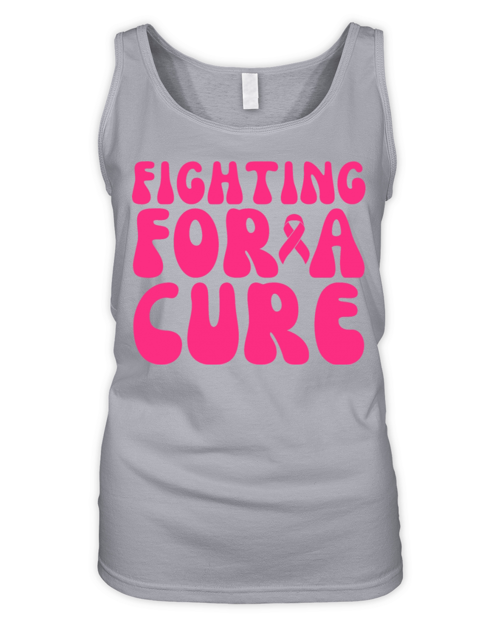 Fighting For A Cure Breast Cancer Awareness Organic Women's Tank Top