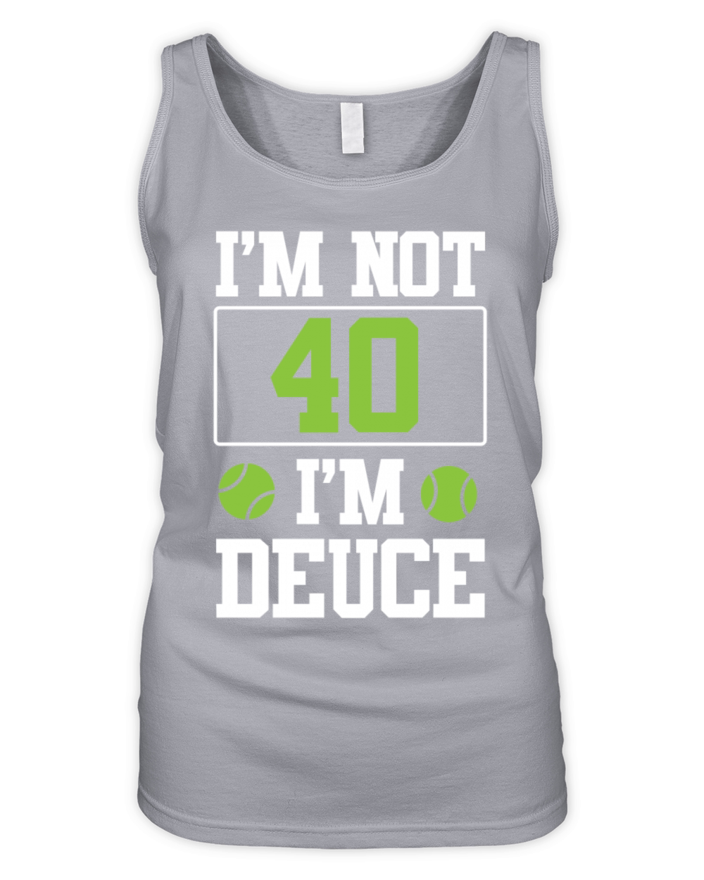 Funny Tennis Player Racket Rainbow Organic Women's Tank Top