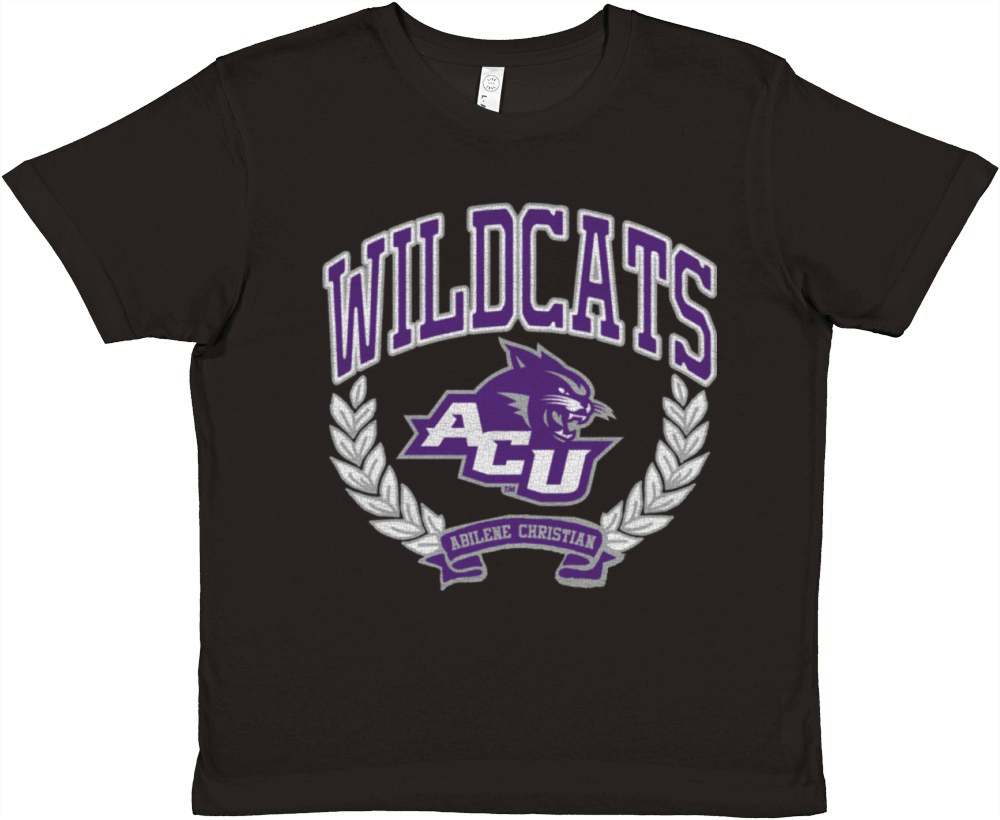 Abilene Christian Wildcats Victory Vintage Premium Kids Crewneck T-shirt