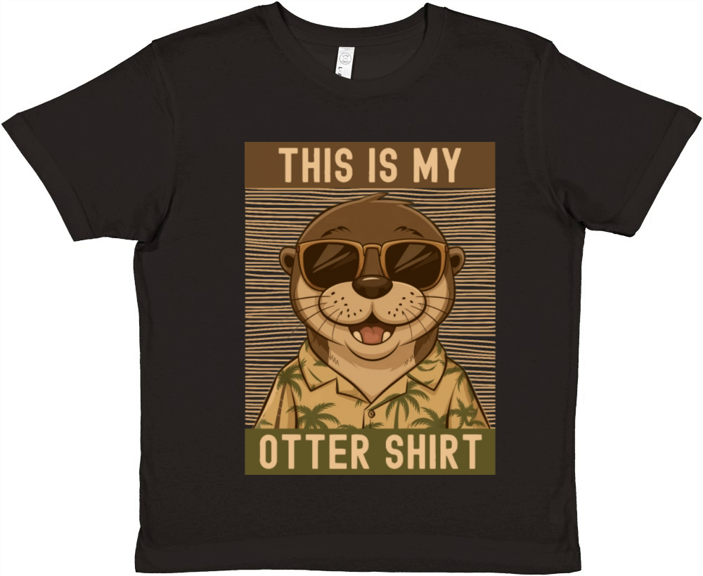 This is my otter shirt funny pun Premium Kids Crewneck T-shirt