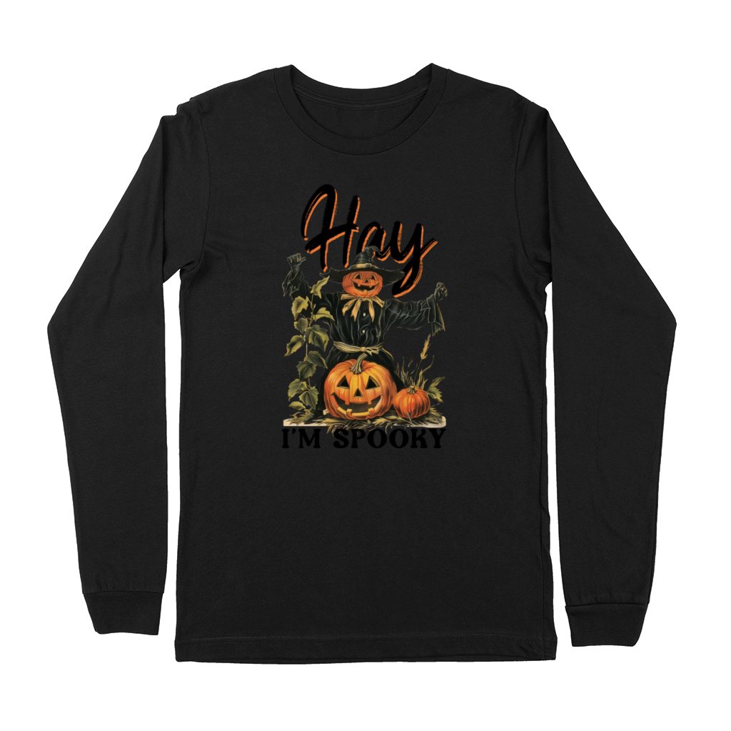 Hay Im Spooky - Vintage Halloween Premium Long Sleeve