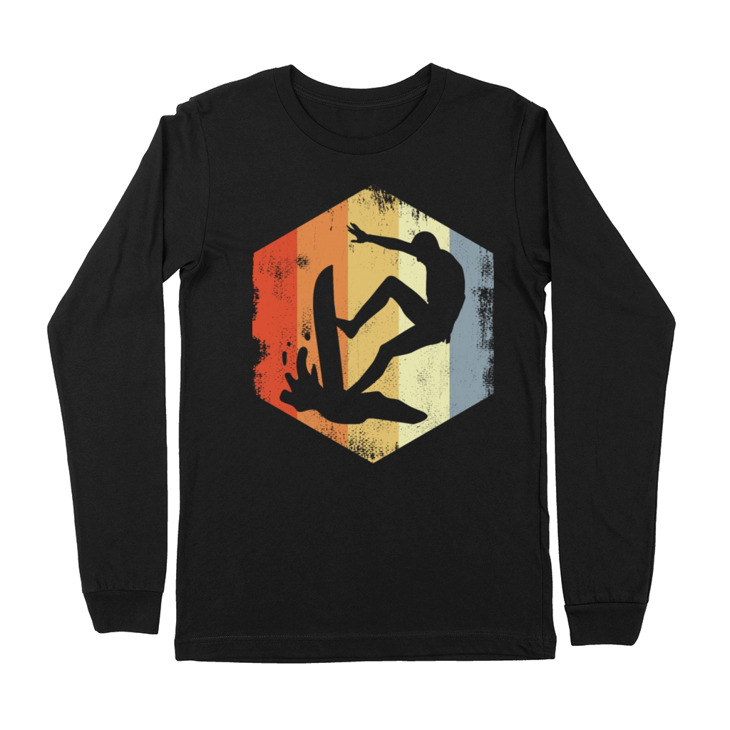 Vintage Surfer Sketch Premium Long Sleeve