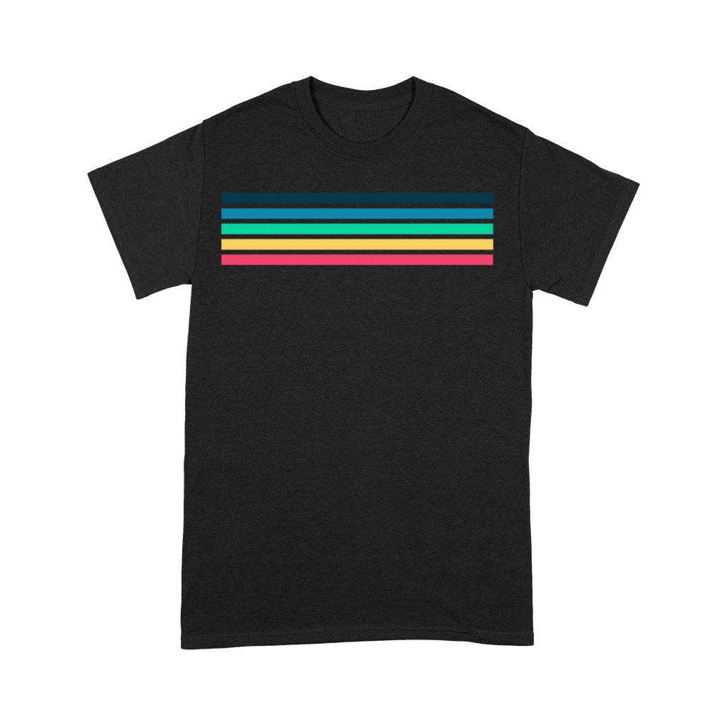 Retro stripe design with vintage vibe Premium T-shirt