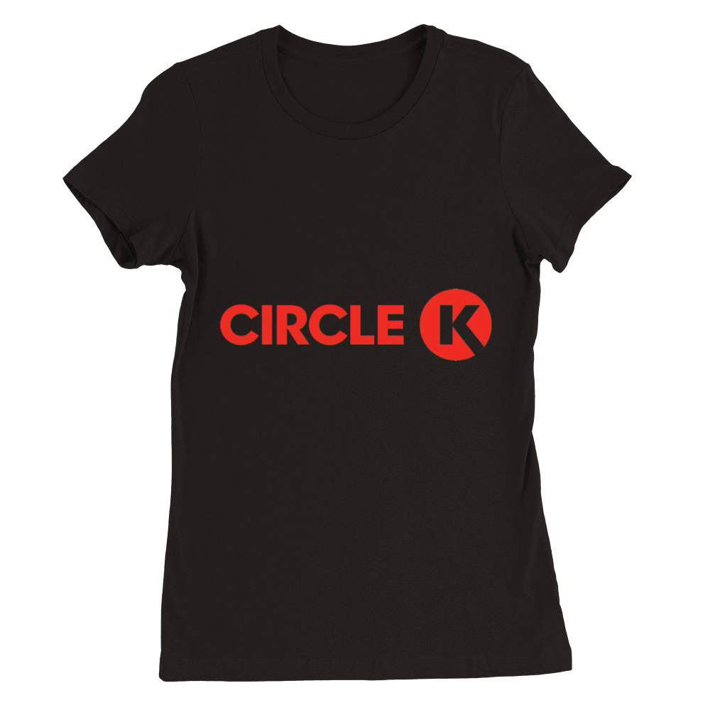 Retro Circle K Logo Premium Womens Crewneck T-shirt