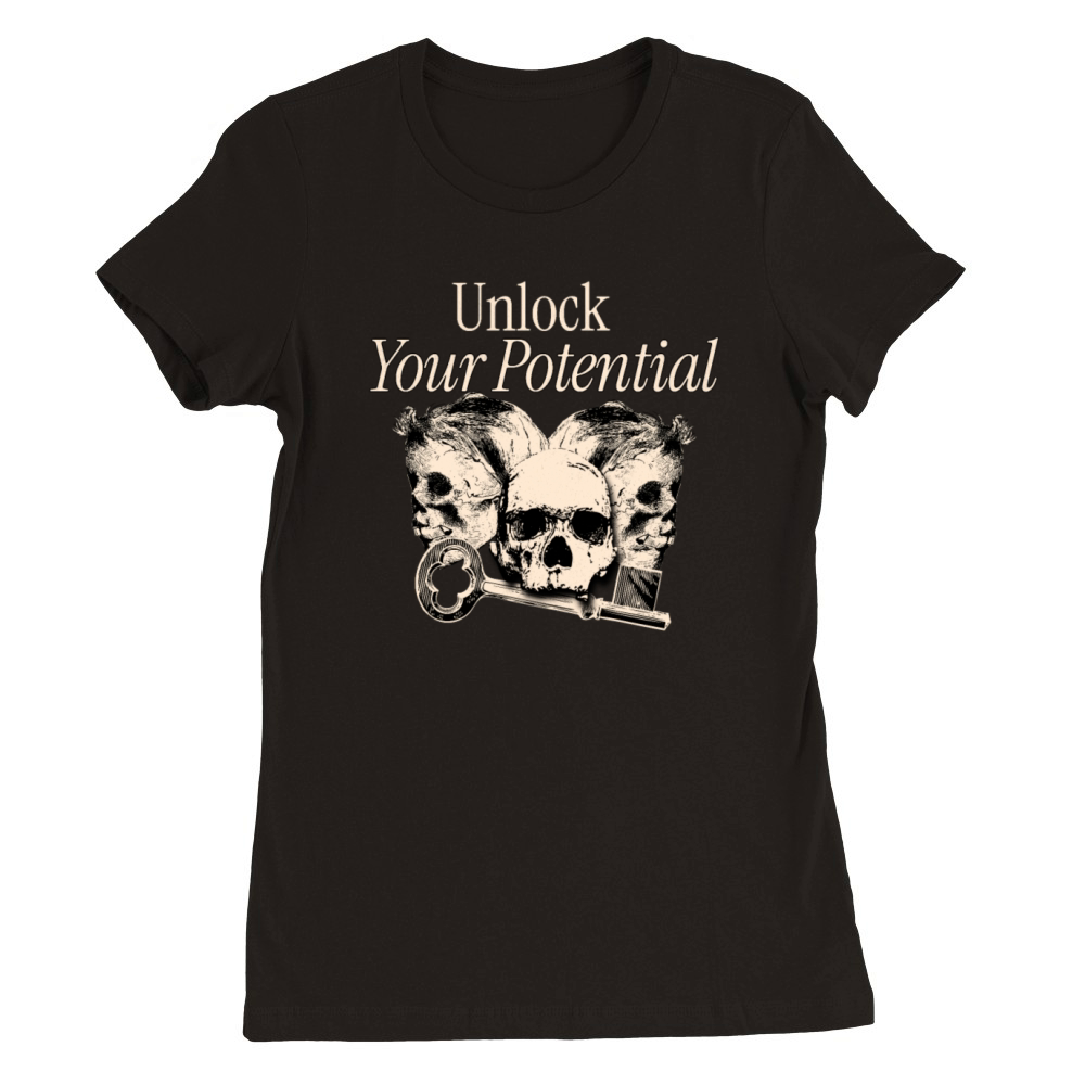 Unlock Your Potential Premium Womens Crewneck T-shirt