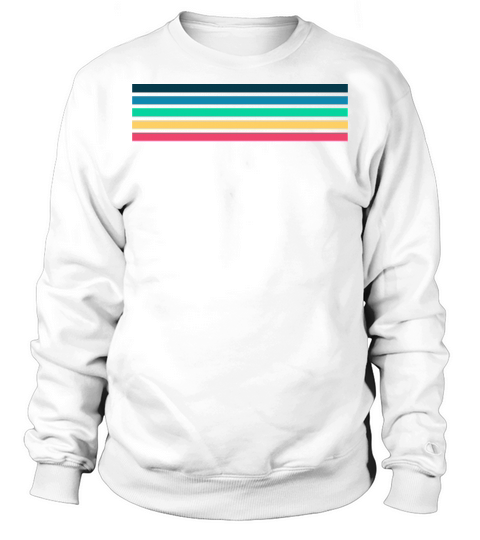 Retro stripe design with vintage vibe Sweatshirt Unisex