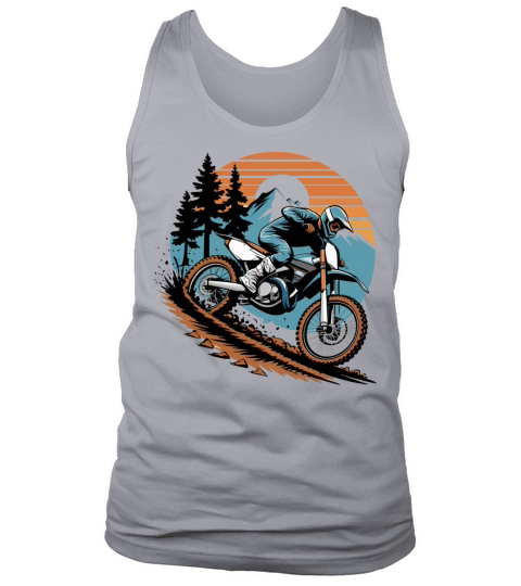 Vintage Motorcycles Offroad Motorbike Tank Top Unisex