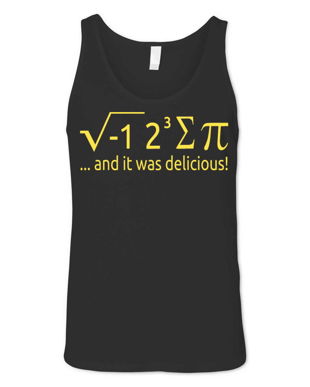 I Ate Some Pie And It Was Delicious 8 Pi Day 2BK4 Unisex Jersey Tank