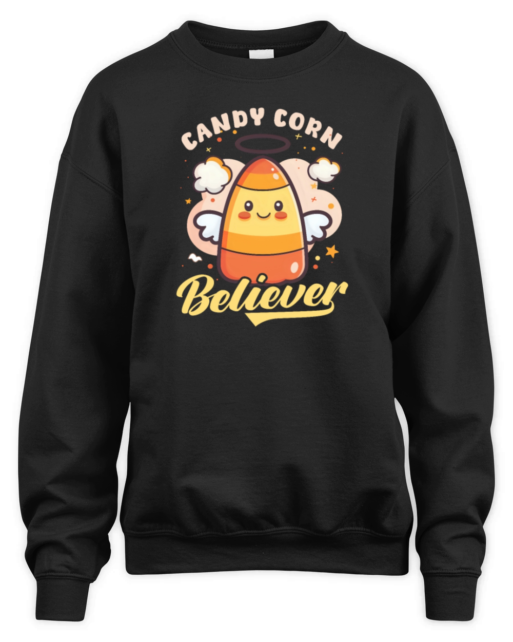 Candy Corn Candy Corn Believer Unisex Premium Crewneck Sweatshirt