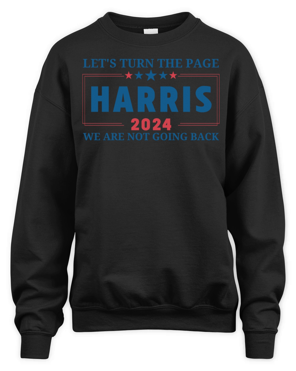 Lets Turn The Page Harris 2024 Unisex Premium Crewneck Sweatshirt