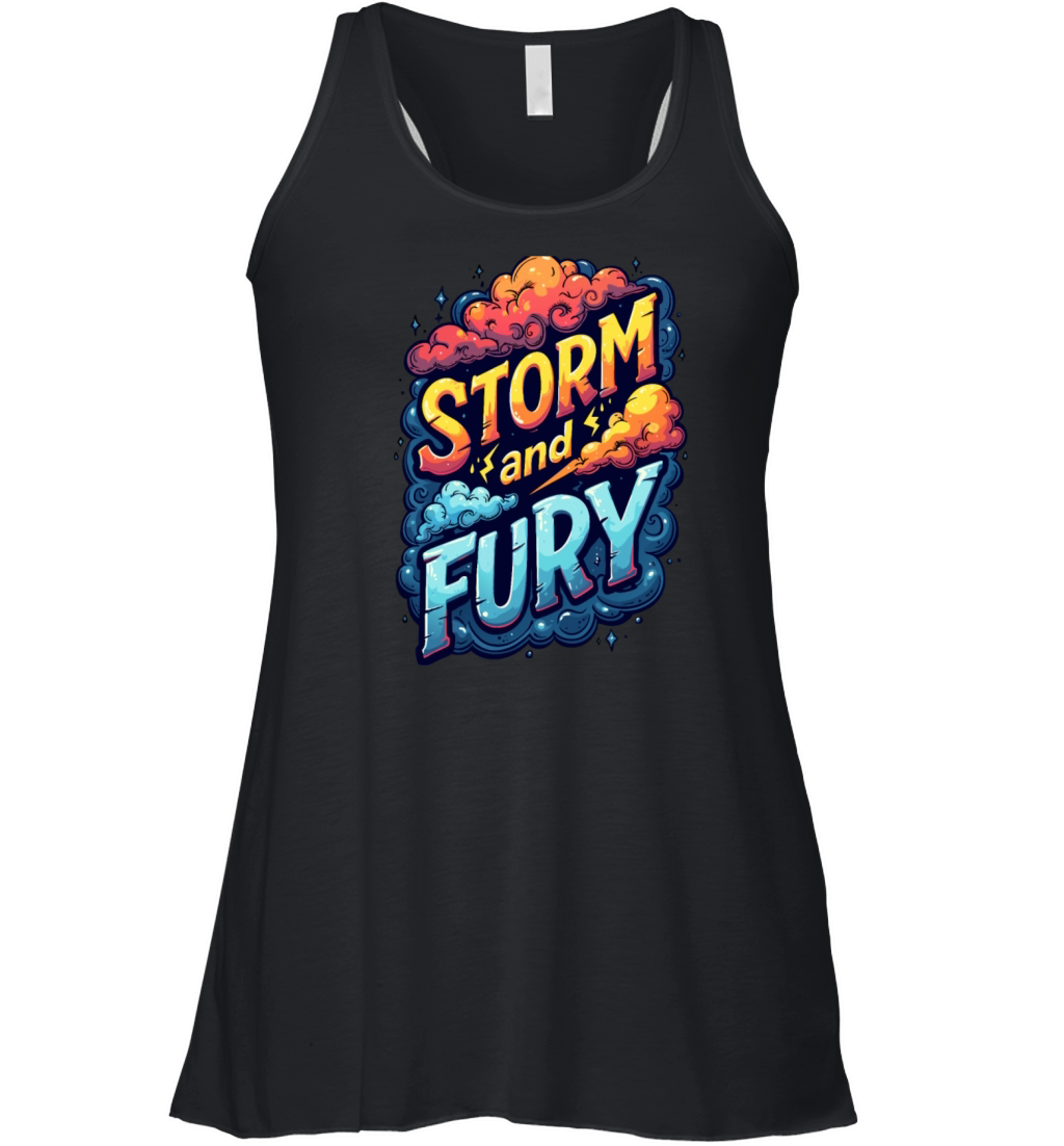 Storm And Fury Inspirational Motivational Gift Women's Flowy Tank Top