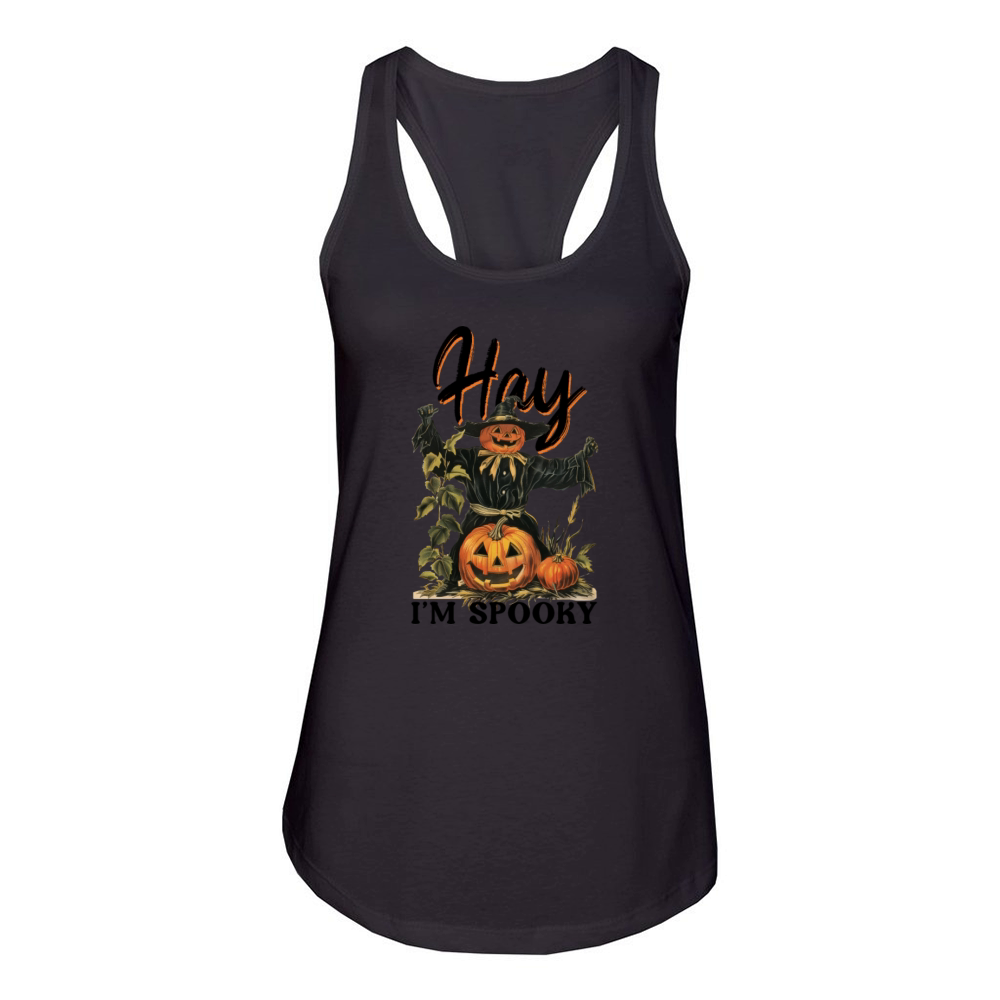 Hay Im Spooky - Vintage Halloween Women's Racerback Tank