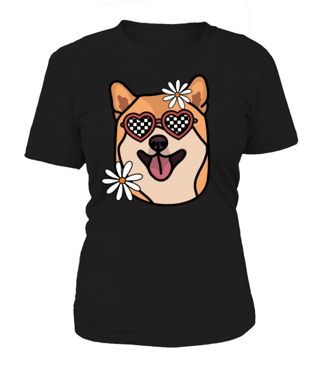 Shiba Retro Dog Women's T-Shirt