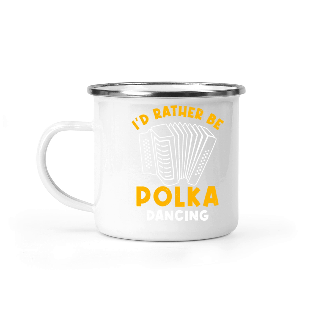 Funny Polka Dance Design for a Polka Muscian Camping Mug