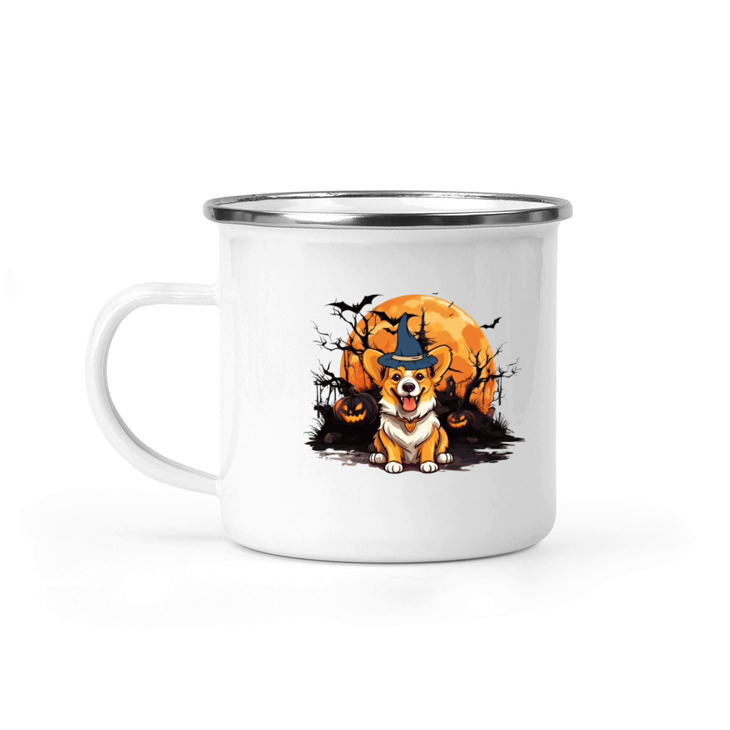 Halloween Costume Dog Lover Owner Corgi Camping Mug