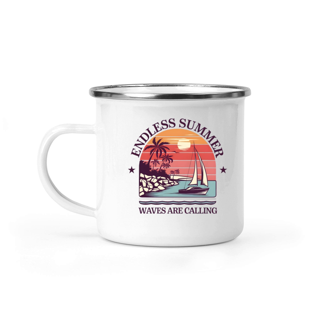 Waves Are Calling 1 Camping Mug