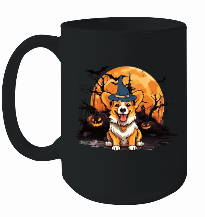 Halloween Costume Dog Lover Owner Corgi Ceramic Mug