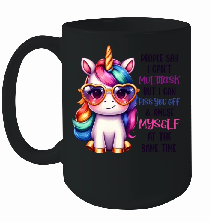 Multitask Unicorn Funny Quote Ceramic Mug