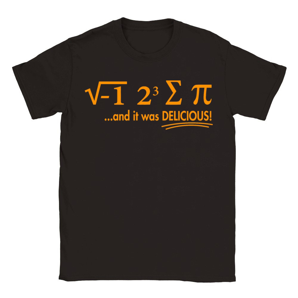 I Ate Some Pie And It Was Delicious 8 Pi Day 1BK1 Classic Kids Crewneck T-shirt