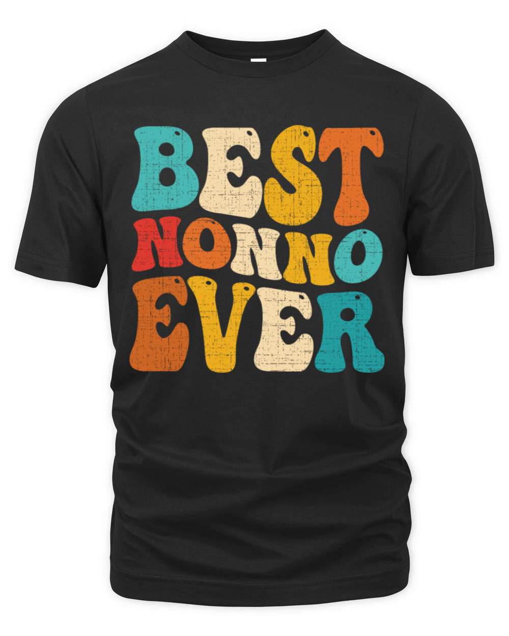 Best Nonno Ever Retro Vintage Grandpa Fathers Day Organic Unisex T-shirt