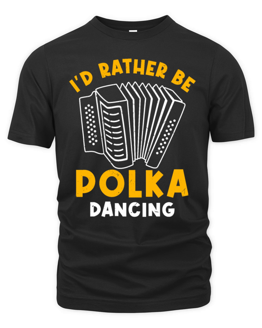 Funny Polka Dance Design for a Polka Muscian Organic Unisex T-shirt