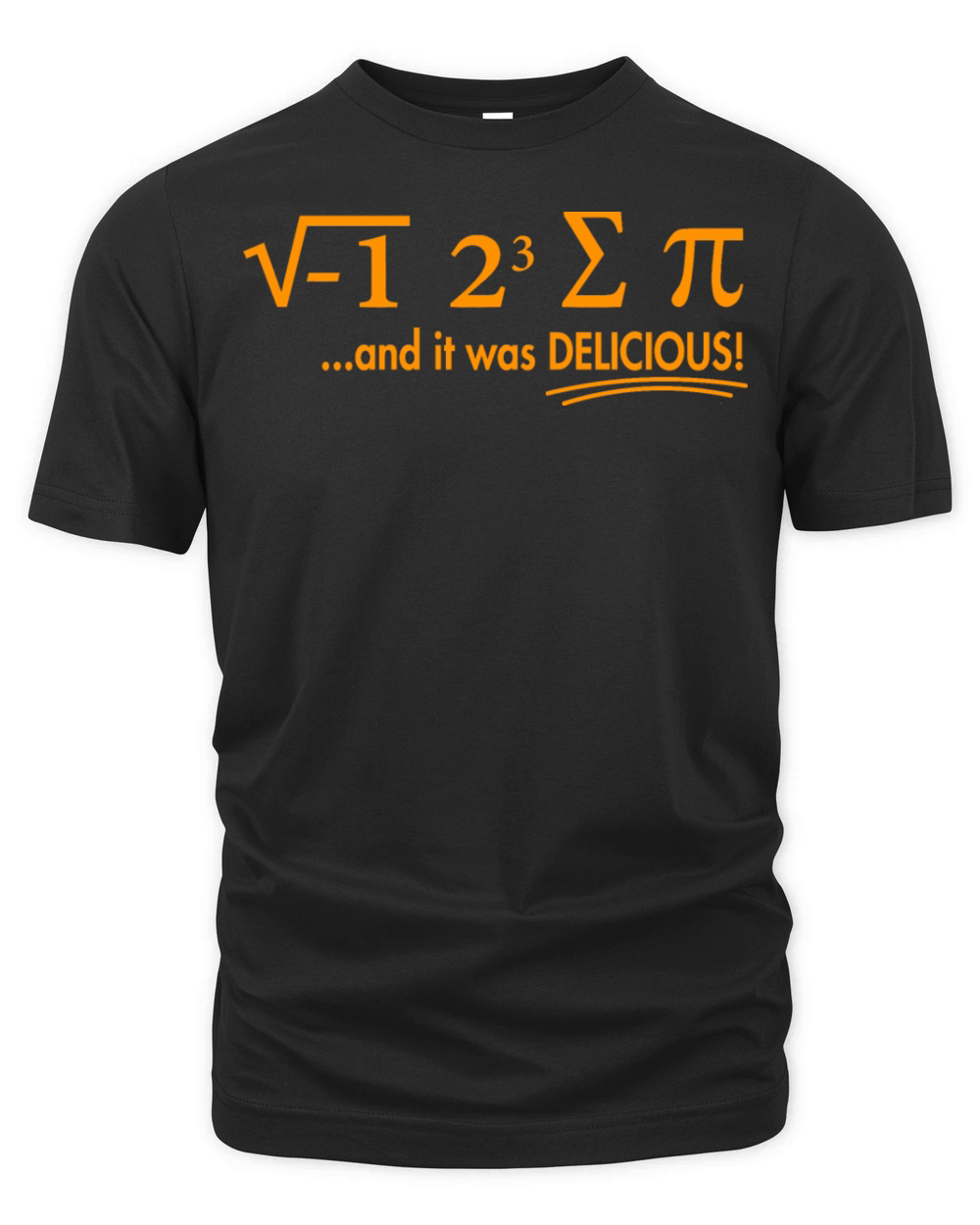 I Ate Some Pie And It Was Delicious 8 Pi Day 1BK1 Organic Unisex T-shirt