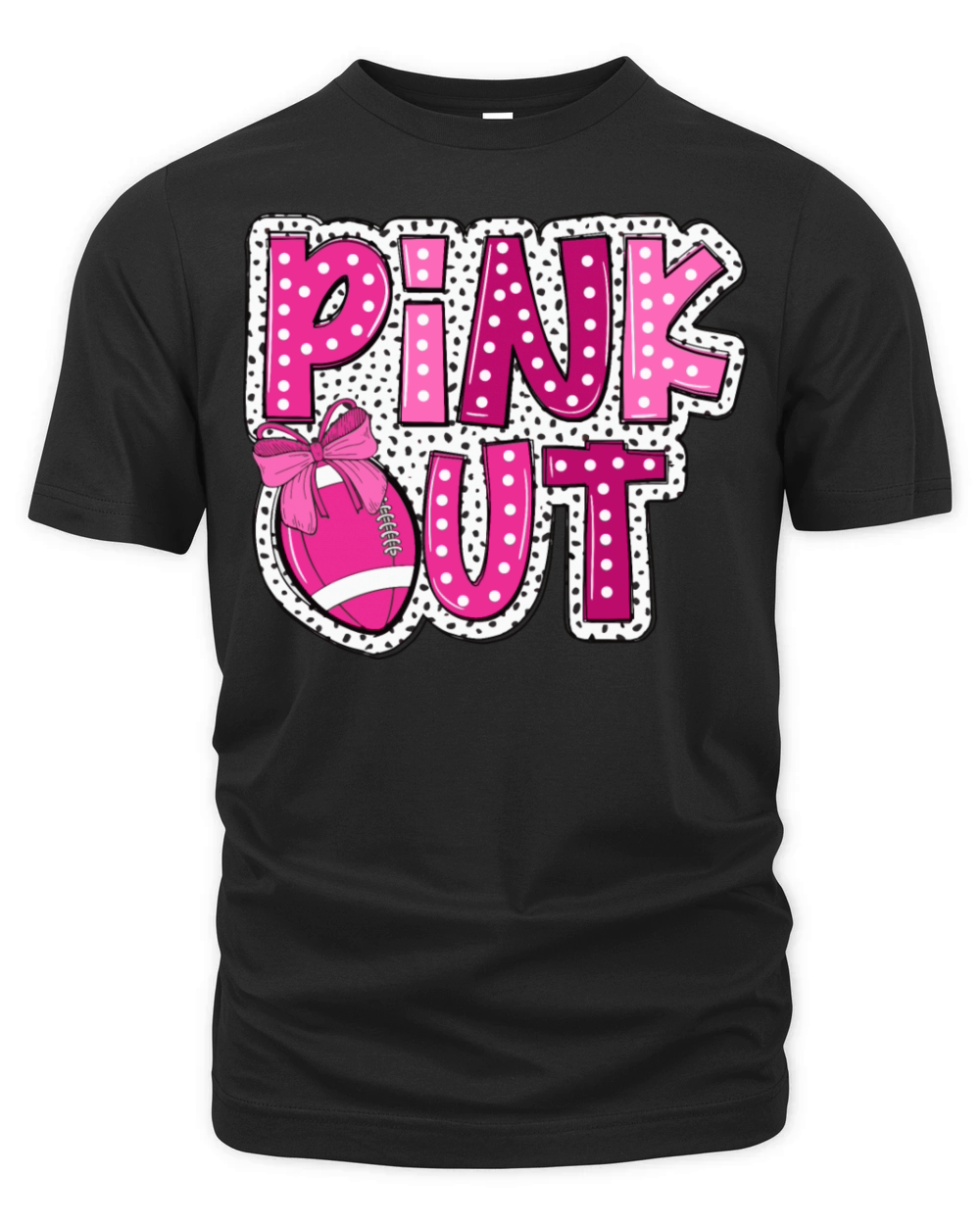 Pink Out Survivor Breast Cancer Awareness Month Organic Unisex T-shirt