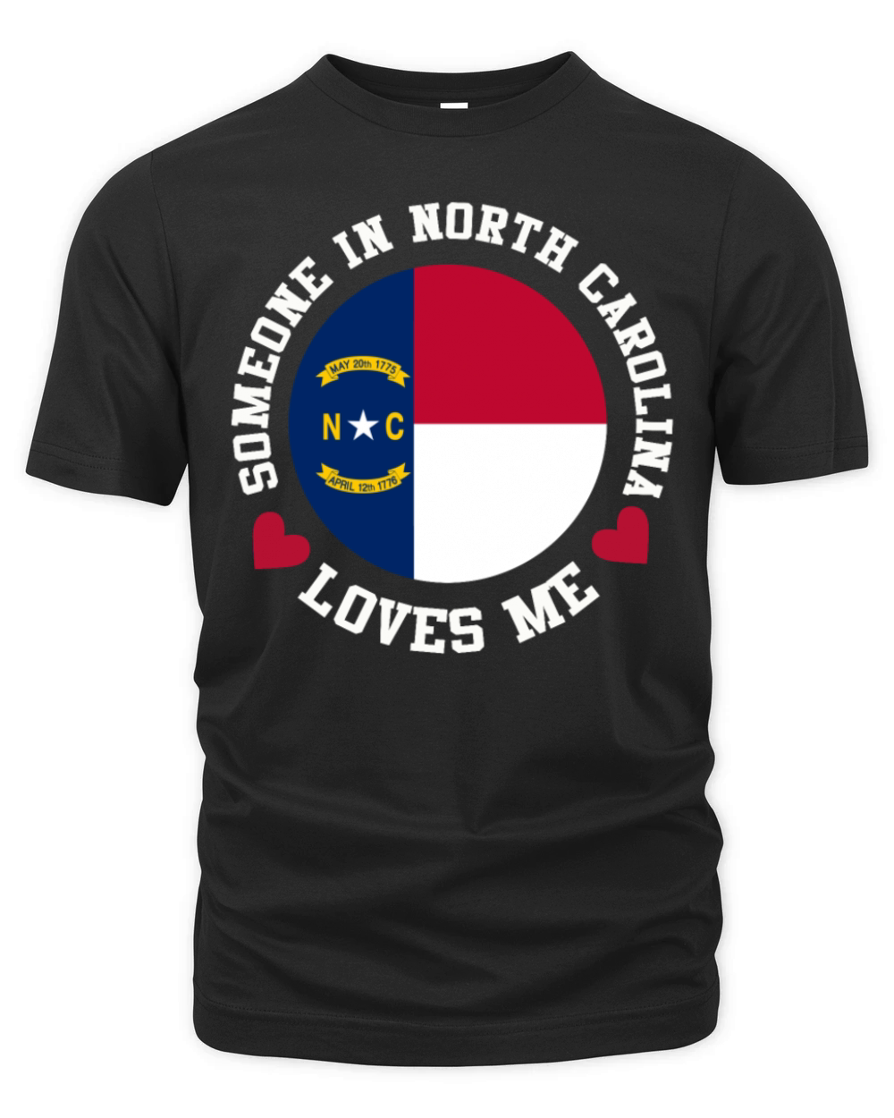 Someone In North Carolina Loves Me Organic Unisex T-shirt